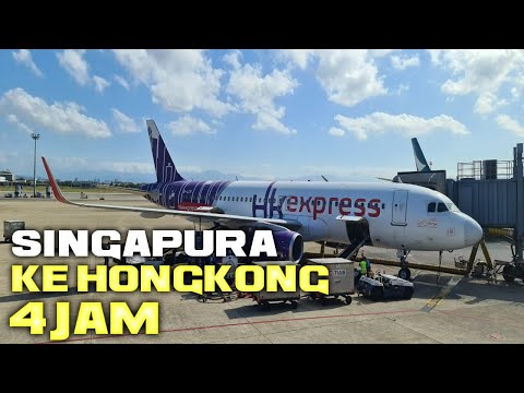 NAIK PESAWAT HONGKONG EXPRES DARI SINGAPURA KE HONGKONG