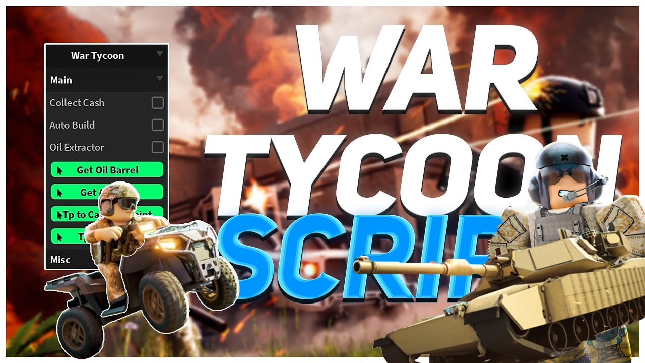 War Tycoon Script | Op Auto Farm, Auto Build & More Cheat - Pastebin Roblox  Gui 2023 - YouTube