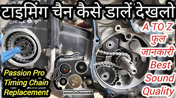 Passion Pro Bike Ki Timing Chain Kaise Set Karen | How To Set Timing Chain Of Passion Pro Bike