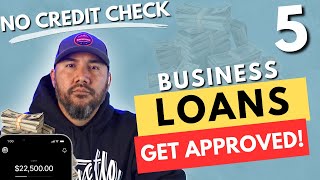 Get A Business LOAN! - 5 business Loans EVEN With Bad Credit (No Credit Check!) by Currency Counts 6,624 views 5 months ago 6 minutes, 45 seconds