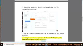 Integrate LiveChat with Sales Tracker on Shopify