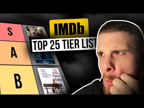 Ranking The Top 25 Movies On IMDB (Tier List!!)