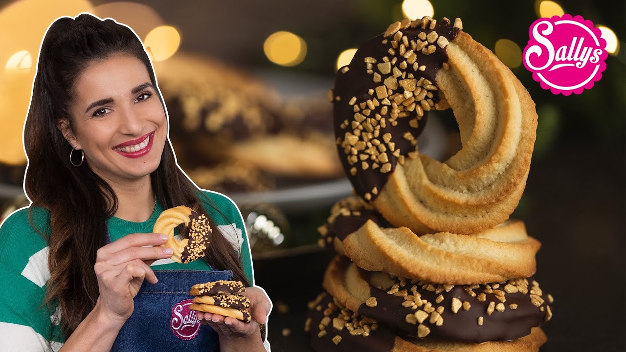 Mandelringe / weihnachtliches Spritzgebäck / schnelle Plätzchen