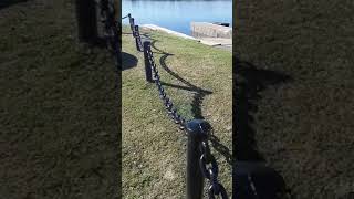 CHAIN LINK FENCE SHADOWED