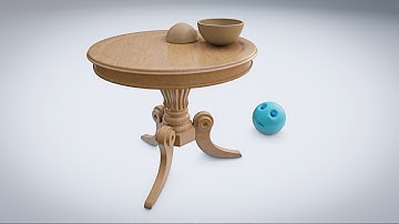 Blender | Wood table