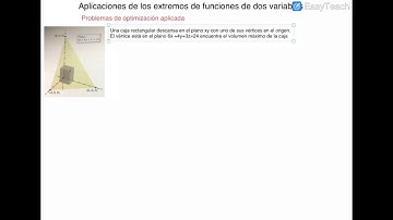 Aplicación de Optimización Para Dos Variables