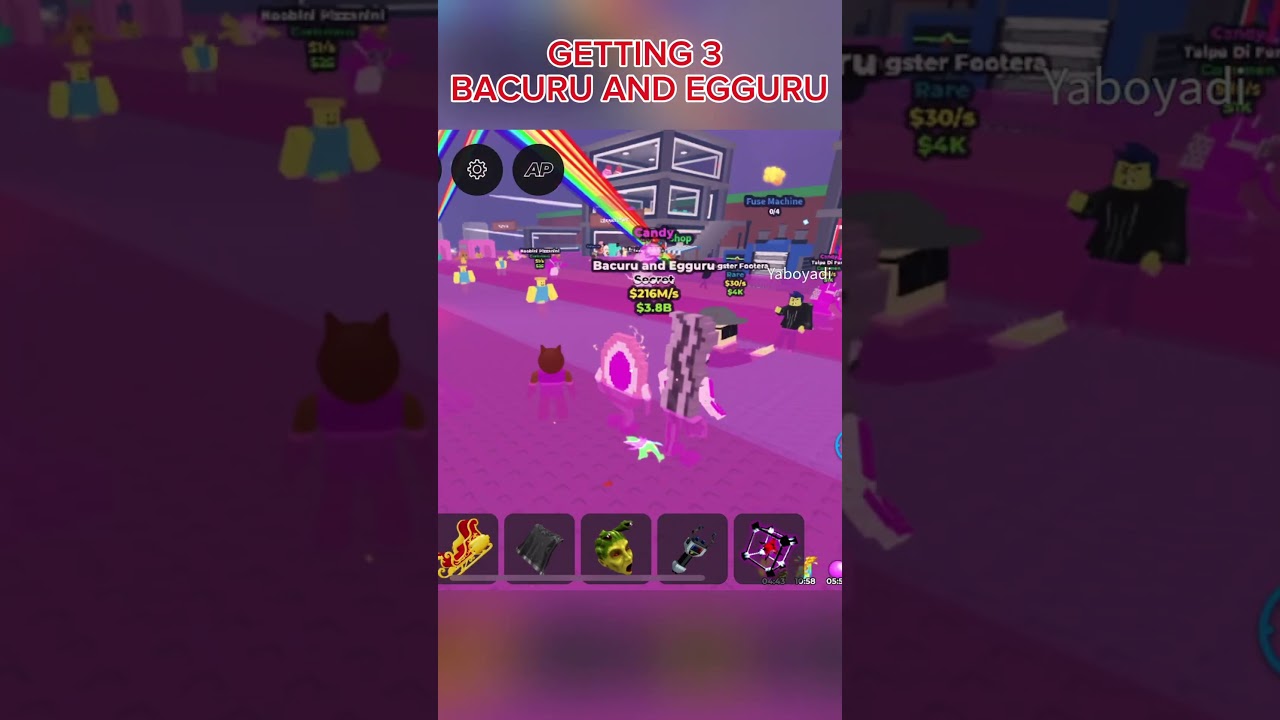 GETTING 3 BACURU AND EGGURU 