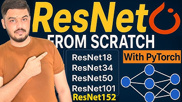 ResNet from scratch in PyTorch | ResNet18, ResNet34, ResNet50, ResNet101, ResNet152