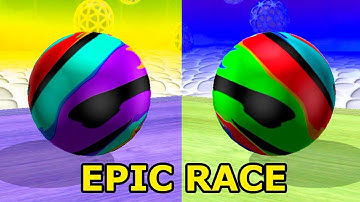 Epic Race Going Balls 🆚 Reverse - Gameplay Mobile Game iOS, Android (SpeedRun Level)