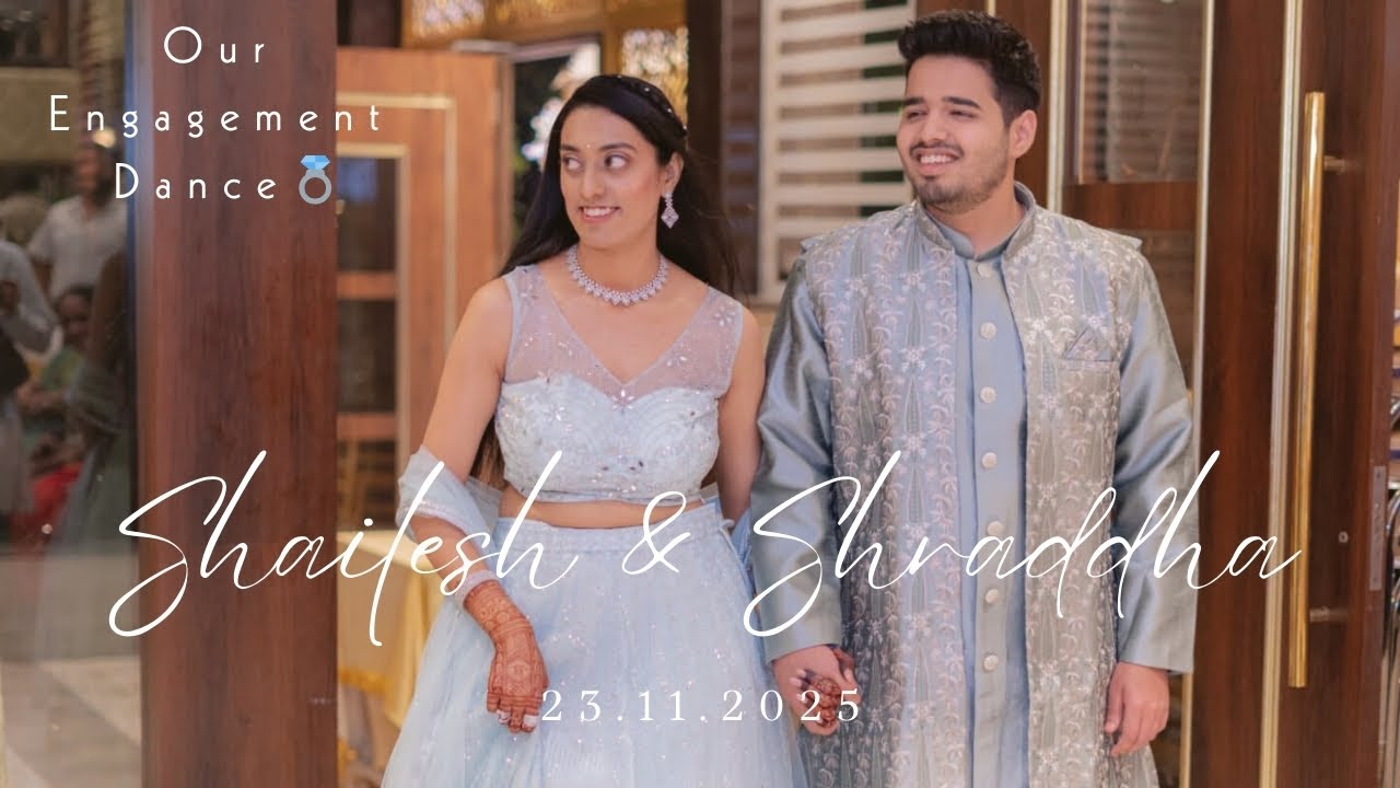 OUR ENGAGEMENT DANCE 💍 | RAW VIDEO | Ring Exchange | Bride Groom | Romantic Bollywood Song