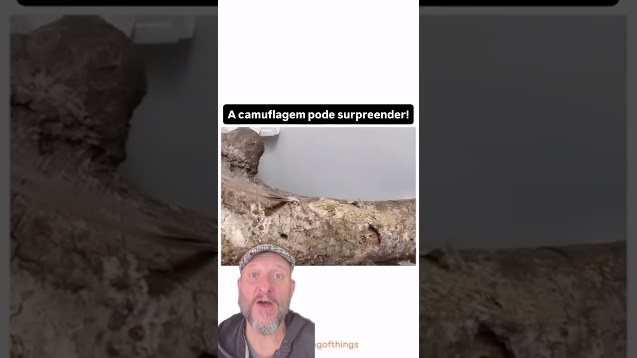 A camuflagem pode te surpreender!