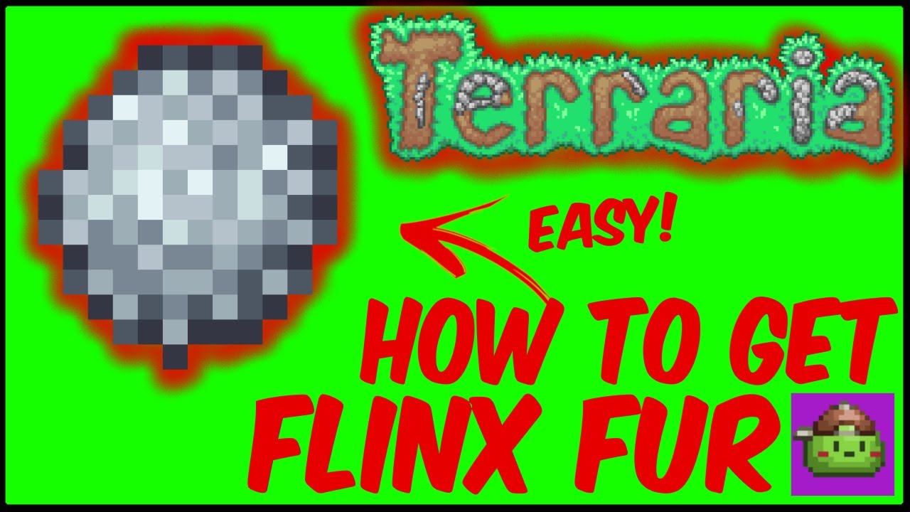 How To Get Flinx Fur In Terraria Terraria 1.4.4.9 YouTube