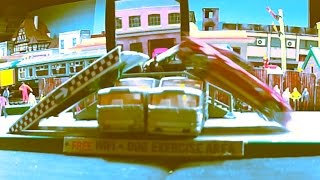 Hot Wheels Cars JUMP Greyhound Bus 1 64 scale Diorama