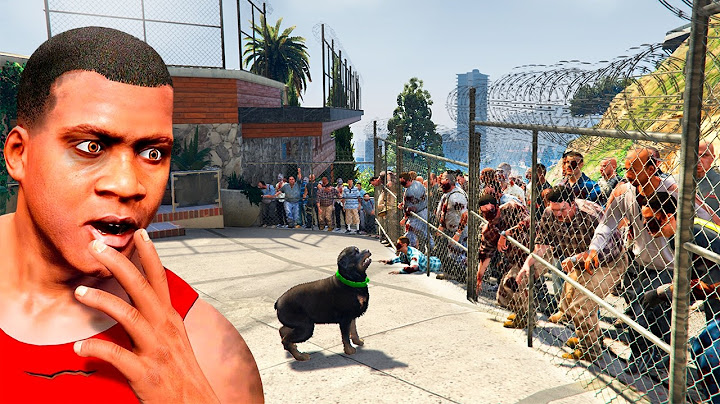 Salvando la CASA de Franklin de los ZOMBIES en GTA 5