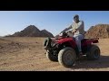 По пустыне.  Египет.  Шарм-Эль-Шейх. - Quad bike through the desert. Egypt. Sharm El-Sheikh.