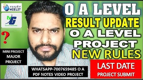 O A Level Result Update | O A Level Project Submit Last Date | OFFER| A LEVEL PROJECT CHANGES MAJOR