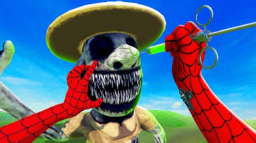 Infecting ZOONOMALY Zookeeper with Deadly Syringe - Bonelab VR Mods