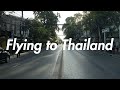 Flying to Thailand