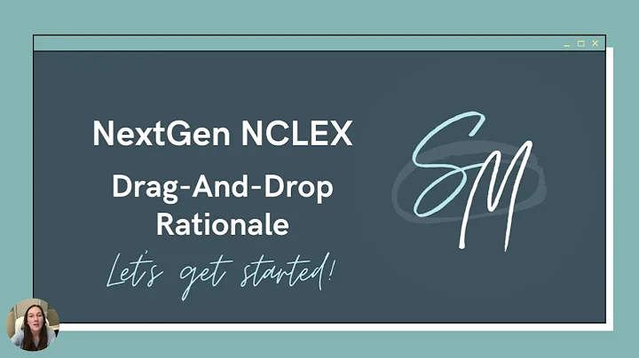 NCLEX Prep - Drag-and-Drop Rationale Questions with SM NCLEX Reviews 💙