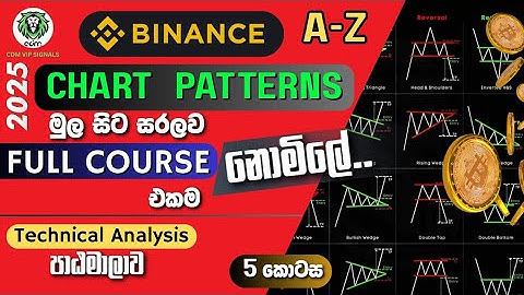 Chart Patterns Full Course එකම නොමිලේ |  Binance trading පාඨමාලාව