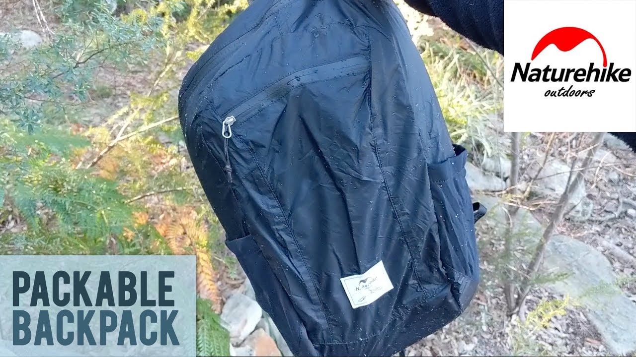 Naturehike Folding Backpack Daypack Rucksack 18L black 