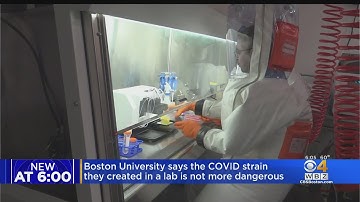 Boston University says COVID strain created in lab is not more dangerous