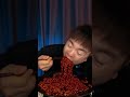 SPICY RED HOT NOODLES | #mukbang #asmreating #tasty