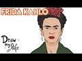 La vida de FRIDA KAHLO | Draw My Life en Español