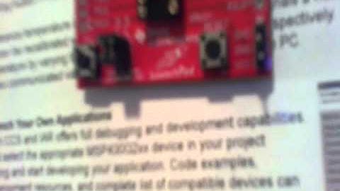 MarkoeZ MSP430 Launchpad Video