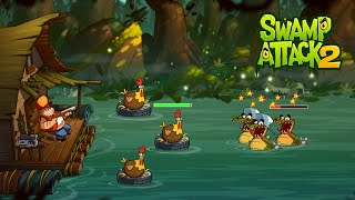 Swamp Attack 2 - Level 5 - Gameplay 2026 (IOS, Android) | #Swampattack2 #gameplay  screenshot 2