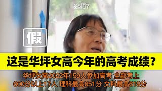 张桂梅的华坪女高出高考成绩了？数据是2020年的