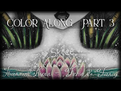 Lotus Color Along (Part 3) | Fierce & Fancy Faces by Hannah Lynn ♥