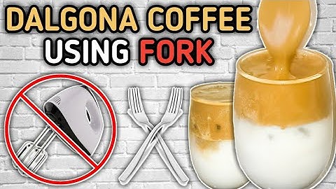 TRENDING DALGONA COFFEE WITHOUT ELECTRIC/HAND MIXER | USING FORK | DIY Lyka Ramos