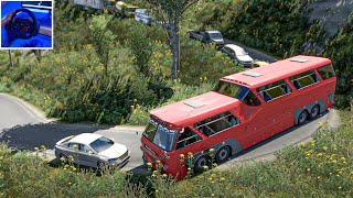 Bus Driving Expert, Very Narrow Road Turning Skills *IMPOSSIBLE* - ETS 2