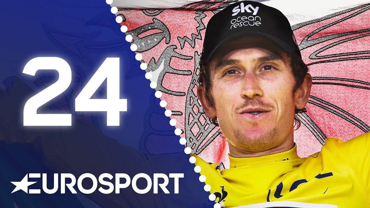 Geraint Thomas' BRILLIANT Tour de France | Day 24: Advent Calendar 2018 | Eurosport