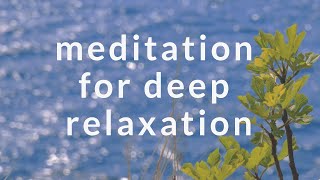 Meditation for deep relaxation | 15 minutes | Guided by Alex Howard