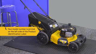 How To Find the Model Number on a Cub Cadet Walk-Behind Mower