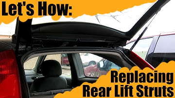Replacing Rear Hatch Lift Struts 2000 Ford Focus - Let