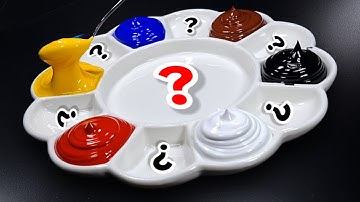 How To Making 13 Beautiful Colors from 6 Primary Colors | Satisfying Color Mixing