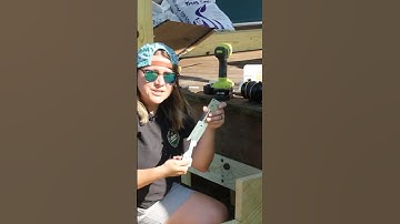 Installing stair stringer brackets to deck. #shorts #diy #deck