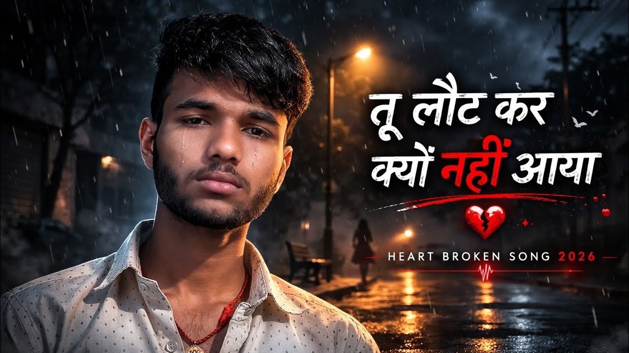 तू लौट कर क्यों नहीं आया 💔 | Very Sad Heart Broken Song 2026 | Hindi Emotional Song