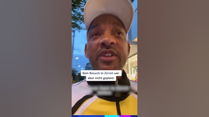Willkommen in Zürich Will Smith 👋 #20min #news #willsmith