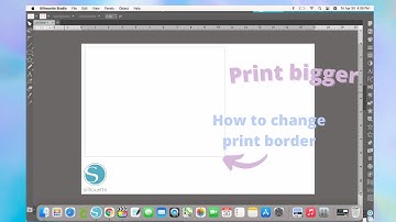 HOW TO PRINT LARGER IN SILHOUETTE STUDIO