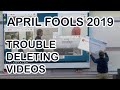 Trouble Deleting Videos - Math Class Prank for April Fools 2019