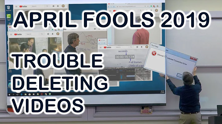 Trouble Deleting Videos - Math Class Prank for Apr...