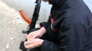 Луганск, нападение на погранотряд. Смерть террориста
