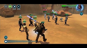 swgoh cls lvl 9 datacron  vs gas