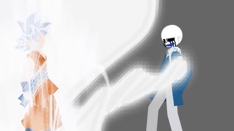 Error 404 Sans VS Son Goku | Stick Nodes Animation #songoku  #goku #error404sans