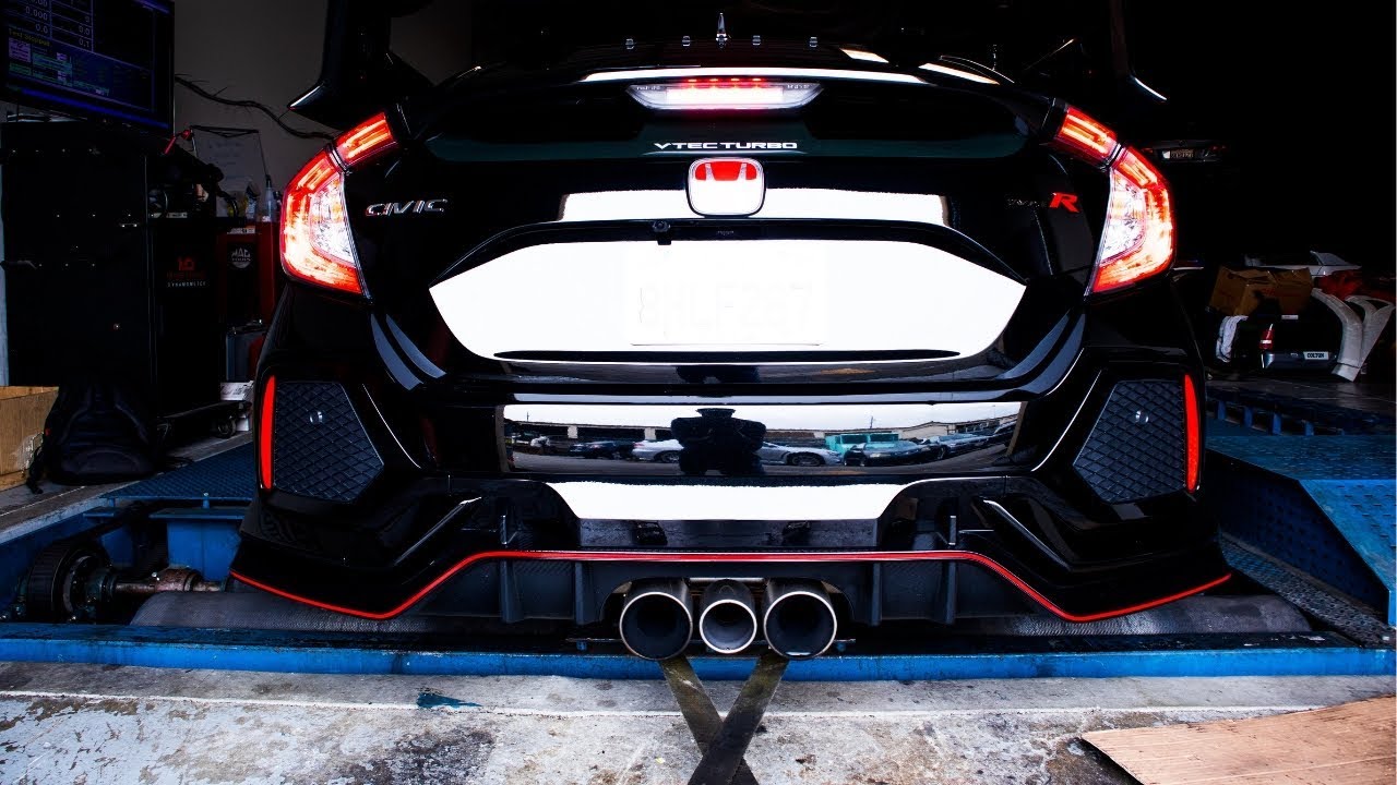 Civic Type R Dyno Day Ktuner Mishimoto Remus - YouTube