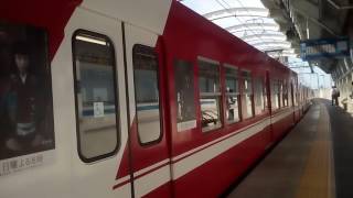 (遠鉄電車)1006F+2001F上島到着と1005F+2006F上島到着